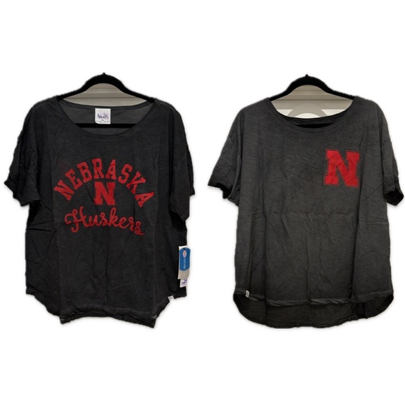NWT [Touch by Alyssa Milano] Nebraska Cornhuskers NCAA REVERSIBLE Top Women’s XL - Picture 1 of 11